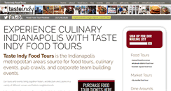 Desktop Screenshot of indianapolisfoodtours.com
