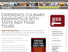 Tablet Screenshot of indianapolisfoodtours.com